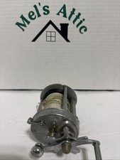 Shakespeare Service 1946 M Model FD Silver Fishing Reel USA Made