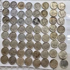 Mercury Dimes 90% Silver lot (64)P D S 25 Mercury #39 Roseville Dimes ++