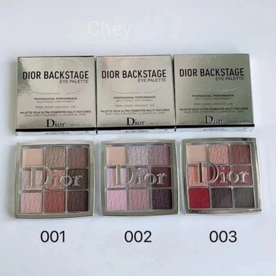 Dior Backstage Eye Palette 6 color eyeshadow palette 001# 002# 003# Brand New