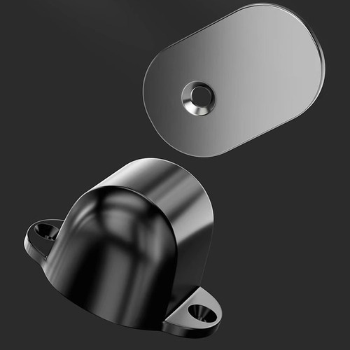 Magnetic Door Stopper Zinc Alloy Wall Mounted Installation Home Office - Photo 4/12