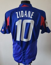 France 2004 - 2006 Home football Adidas shirt  10 Zinedine Zidane size Large
