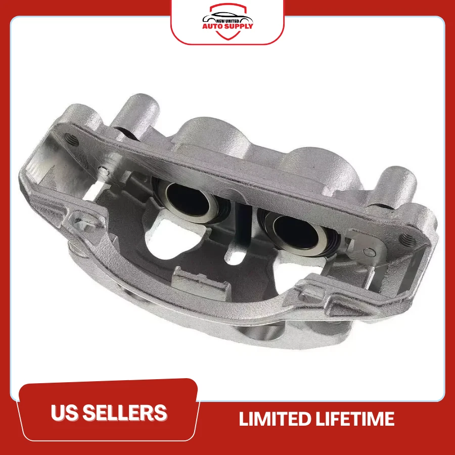 Pinza de freno delantera izquierda con soporte para Chevy Silverado GMC Sierra 2500 3500 HD Foto 4 de 4