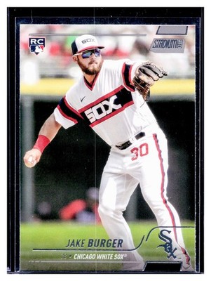 JAKE BURGER 2022 TOPPS STADIUM CLUB #157 Chicago White Sox MLB SP Rookie RC MVP