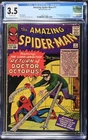 Marvel Comics AMAZING SPIDER-MAN #11 CGC 3.5 2nd DOC OCK 1964