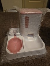 Pet Feeder Plus Water Bowl Gravity Feeder and Water Dispenser 