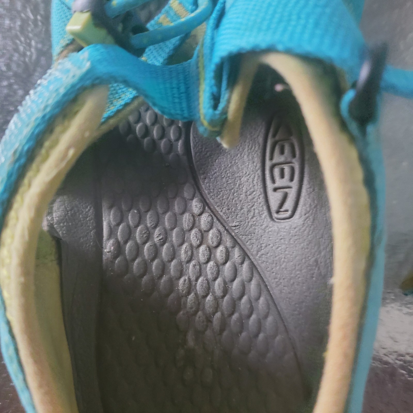 Keen Sandalo da Escursionismo Impermeabile Turchese Blu Scarpa Donna Tg 5 Lavabile