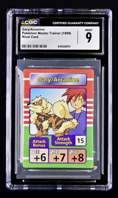 ポケモンカードゲーム nao Pokémon 1999 Master Trainer Hasbro Rival Card Gary's Arcanine CGC