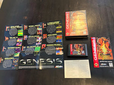 Acclaim Cutthroat Island (Sega Genesis, 1995) NTSC-U/C Complete W/ Manual