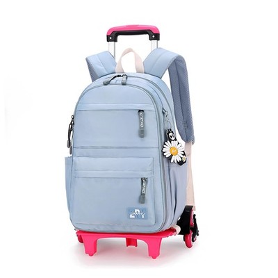 Rolling Backpack with Wheels, Trolley School Bag for Travel, Kids & Teens