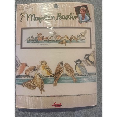 Lanarte Marjolein Bastin The Pecking Order Cross Stitch Kit 115606 Birds 28ct