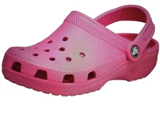 Crocs Littles Pink Crush Classic Clogs Toddler C2/C3 Slip-On Baby-Girl