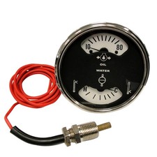 R4770 Oil Pressure/water Temperature Cluster Gauge - Fits Ih / Fits Farmall