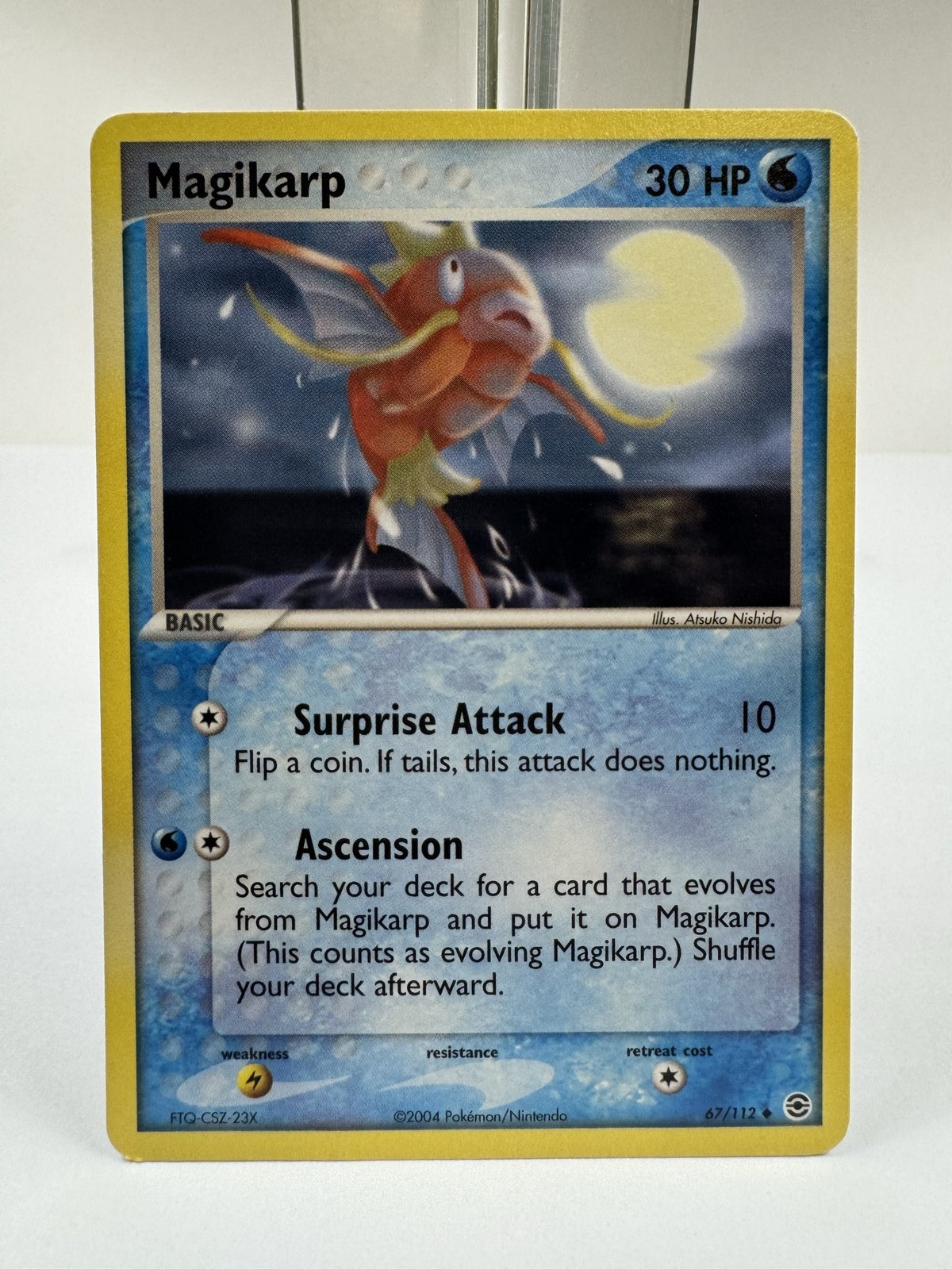 Pokemon FireRed LeafGreen Magikarp 67/112 EX 2004