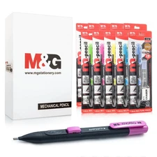 M&G 1.8mm Art Mechanical Pencil Set, 10 pcs Drawing Pencils with 10 Tubes 2B ...
