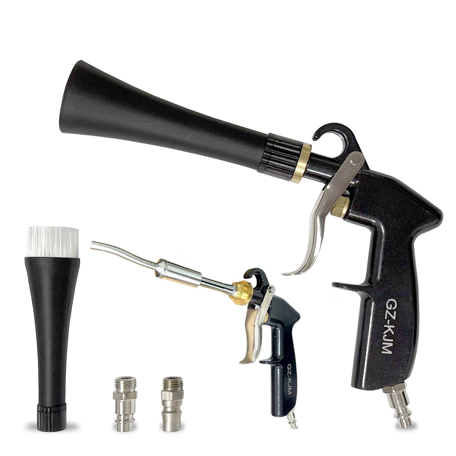 High Pressure Car Interior Spray Gun with 2 Nozzle Attachments