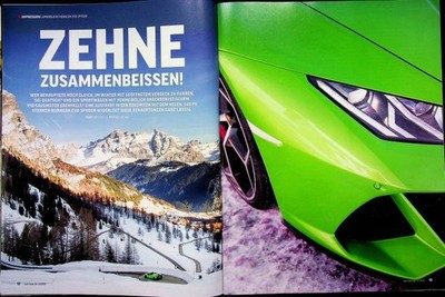 Sport Auto 02/2020 Lamborghini Huracan Evo Spyder mit 640PS im Fahrbericht auf 6