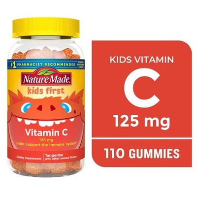 Nature Made Kids First Vitamin C Gummies, Dietary Supplement 110 Count