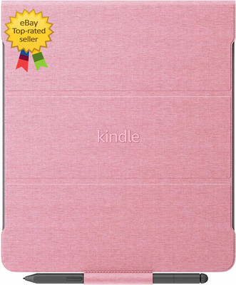 Kindle Scribe Fabric Folio Cover with Magnetic Attach, Sleek Protective Case
