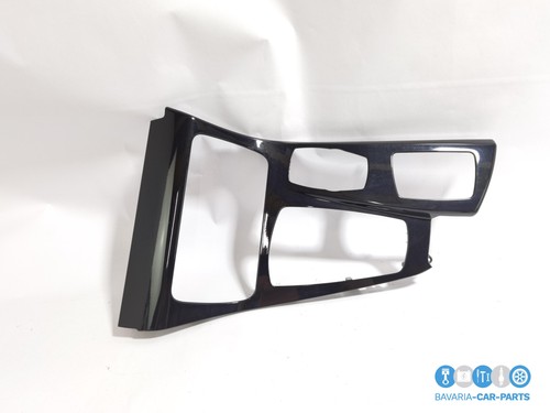 Mascherina pannello console centrale originale BMW F10 F18 F11 9206372 NERO - Foto 5 di 10
