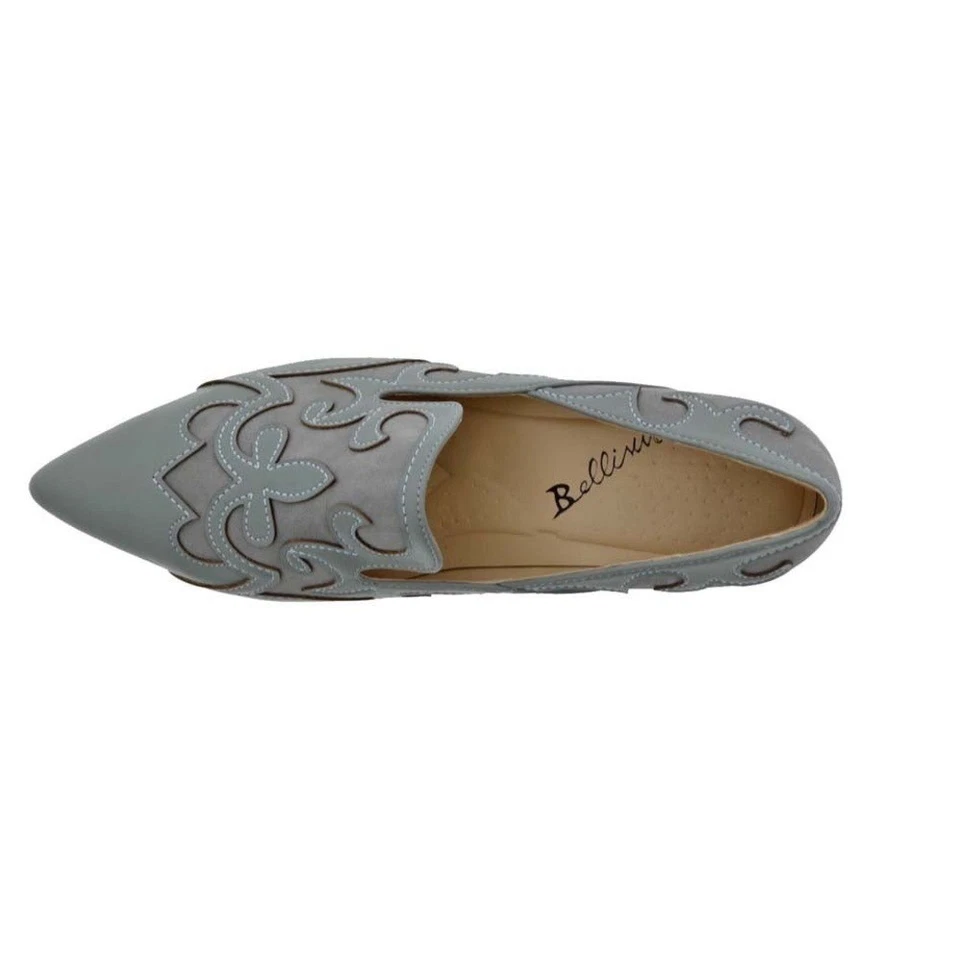 Zapato de vestir Bellini Bengala para mujer gris imitación cuero/gris microgamuza talla 10M Foto 3 de 4