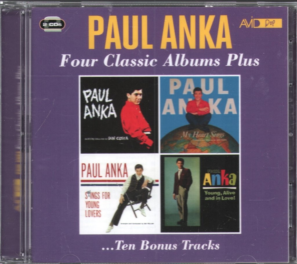Paul Anka Four Classic Albums Plus double CD Europe Avid Entertainment 2021 2CD