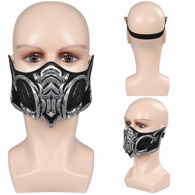 Mortal Game Sub-Zero Mask Cosplay Latex Masks Helmet Masquerade Halloween mask