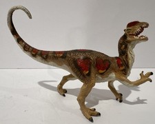 Dilophosaurus Dinosaur Figurine Carnegie Collection 1992 Safari Ltd Vintage