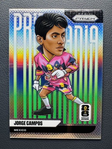 2026 Panini Prizm FIFA World Cup Jorge Campos #23 Prizmania Case Hit SSP Mexico