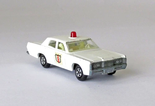 Vintage Lesney Matchbox Superfast #55 Mercury Police Car Thin Wheels XLNT 1970