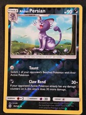Alolan Persian 79/149 Sun & Moon Reverse Holo LP Pokemon TCG