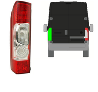 Heckleuchte RüCkleuchte FüR Fiat Ducato 2006 - 2014 Hinten Links