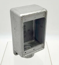 Crouse Hinds FS2 3/4" Conduit Device Box Single-Gang Shallow 15.6" CU