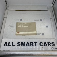 Operating Instructions/Manual Audi 90/90 Quattro B2 Type 81 + 85 status 10/1984