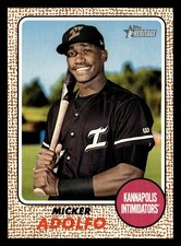Micker Adolfo 2017 Topps Heritage Minor League #4 Intimidators ROOKIE RC