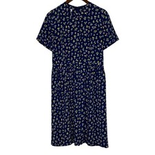 Talbots Women’s Floral Short Sleeve Dress 6 Vintage Chic Teacher 90s