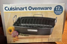 Cuisinart Ovenware Classic Nonstick Large Roasting Pan with Rack 17”x13”