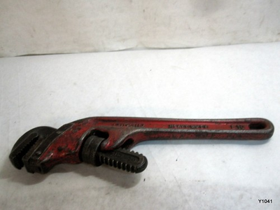 #ad #ad Vintage Ridgid Model# E10 Offset 10quot; Pipe Wrench Plumber $28.00