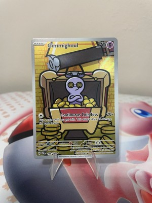 Pokemonkarte Gimmighoul 198/182 Illustration Rare S&V Paradox Rift englisch NM