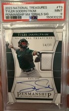 2023 Panini National Treasures - Penmanship Materials Signatures Tyler...
