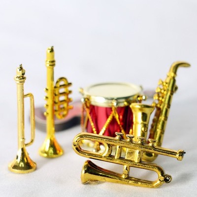 Miniatur-klassikinstrument Dekoratives Mini-instrument Mini-Hausschmuck
