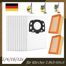 Staubsaugerbeutel & Filter Ersatz f&uuml;r K&auml;rcher 2.863-006.0 WD4 WD5 WD6 MV4