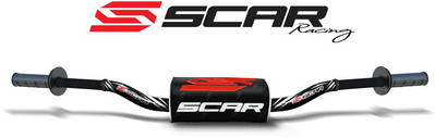SCAR Manillar de aluminio sin barra central con morcilla O² RC 28.6 MM