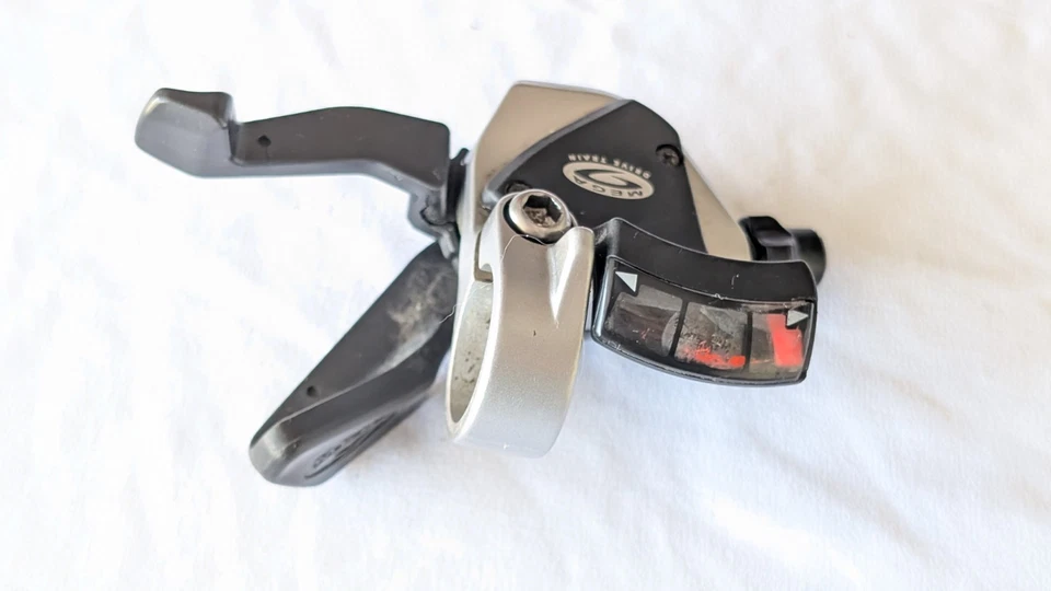 Shimano Deore SL-M570 3x9 3spd 3 Speed Mountain Bike Left Front Shifter Vintage - Image 3 of 4