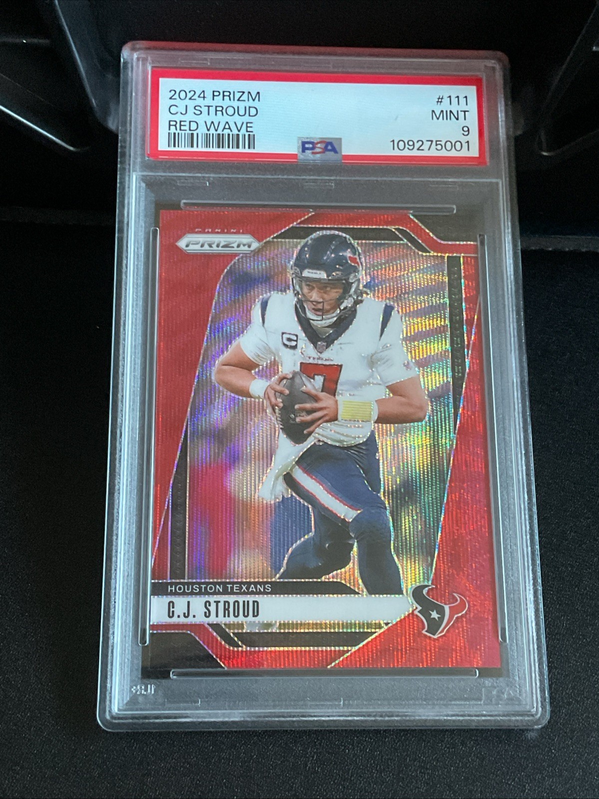 2024 Panini Prizm - C.J. Stroud #111 Red Wave Prizm /149