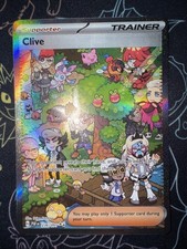 Clive 236/091 NM Paldean Fates Special Illustration Rare Pokemon English Card on eBay