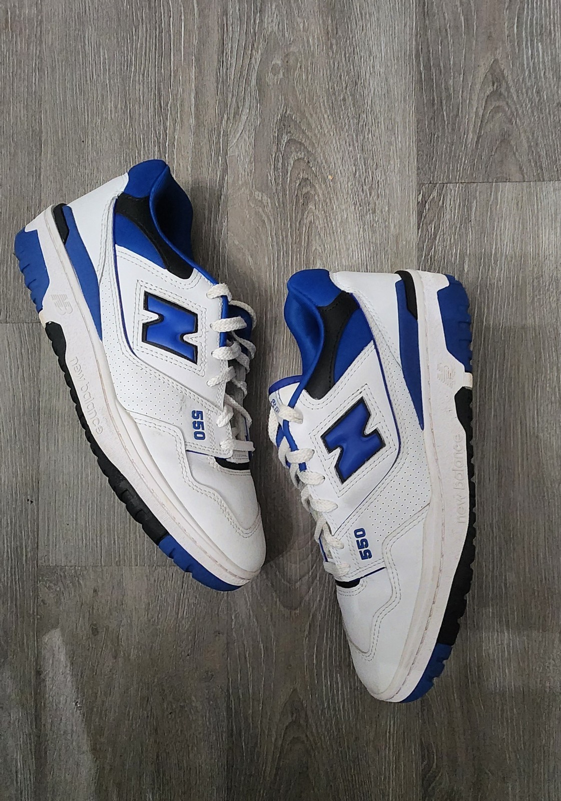 SAOLA New Balance 550 Sneaker Uomo Tg9 Blu Bianco