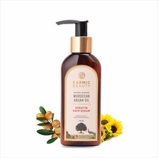 Karmic Beauty Luxueux Sérum Cheveux Huile d'Argan Marocaine Bio & Kératine Na...