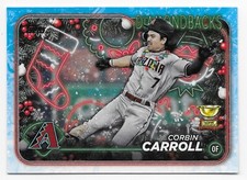 2024 Topps Holiday CORBIN CARROLL Mega Box LIGHTS #H42  Code 155 SP (A)