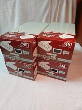 4 New BUDDY Industrial Card File Metal Box #461 Gray Made-USA Office School Work