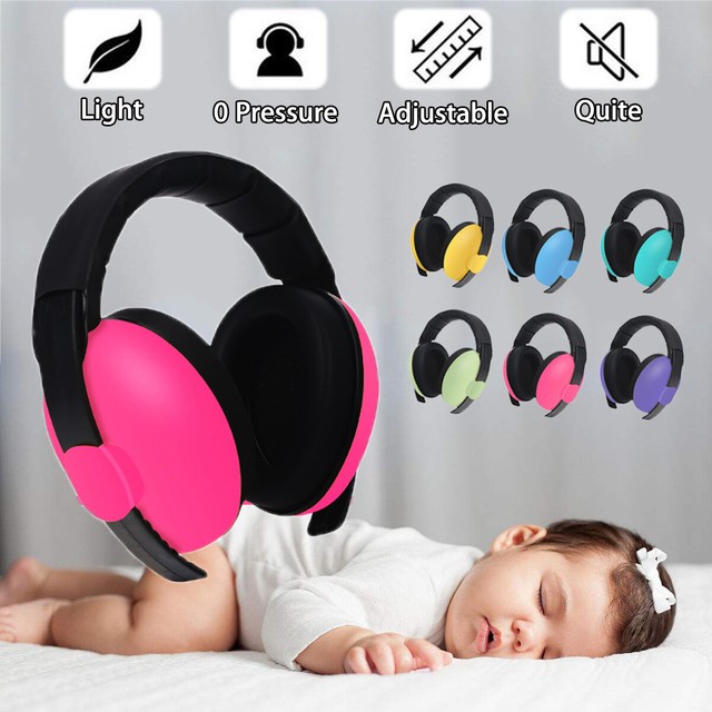 Baby Infant Earmuffs Ear muffs Sleeping Hearing Protection Noise